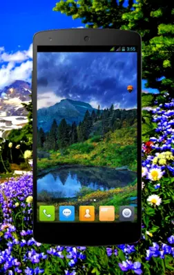 Mountain spring Live Wallpaper android App screenshot 9