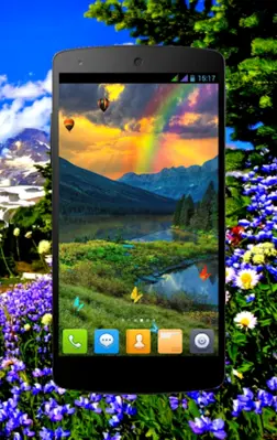 Mountain spring Live Wallpaper android App screenshot 11