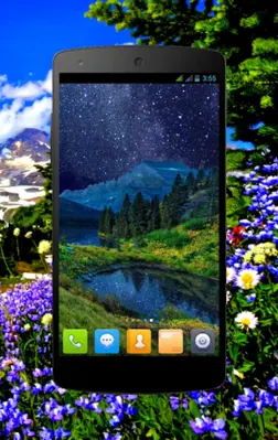 Mountain spring Live Wallpaper android App screenshot 6